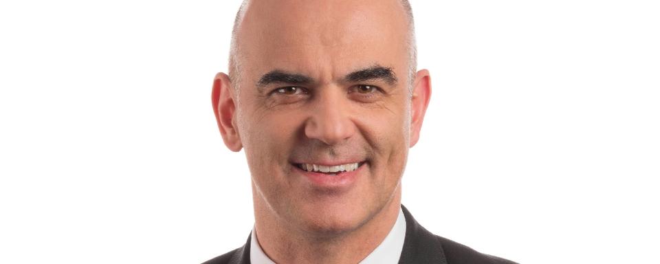 Portraits officiels du Conseil fédéral, 2018, Alain Berset. [RTS/Stéphane Schmutz]