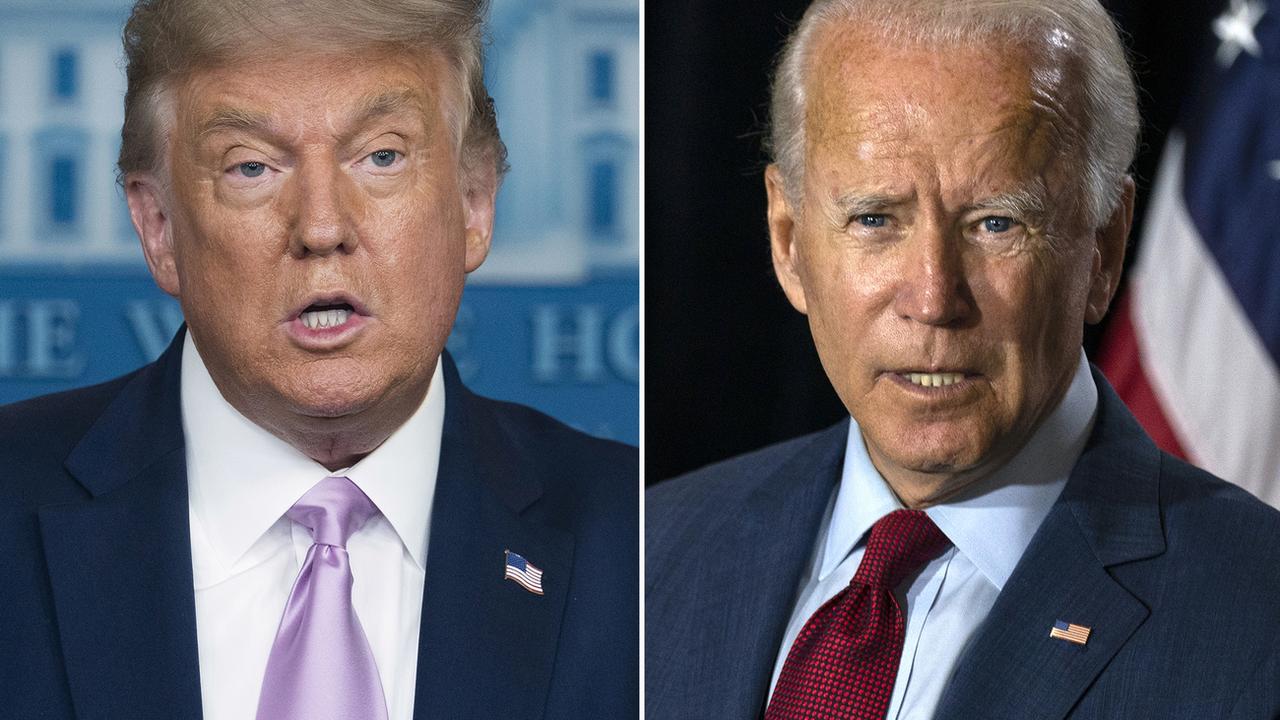Donald Trump et Joe Biden, candidats à l'élection présidentielle américaine 2020 [Keystone]