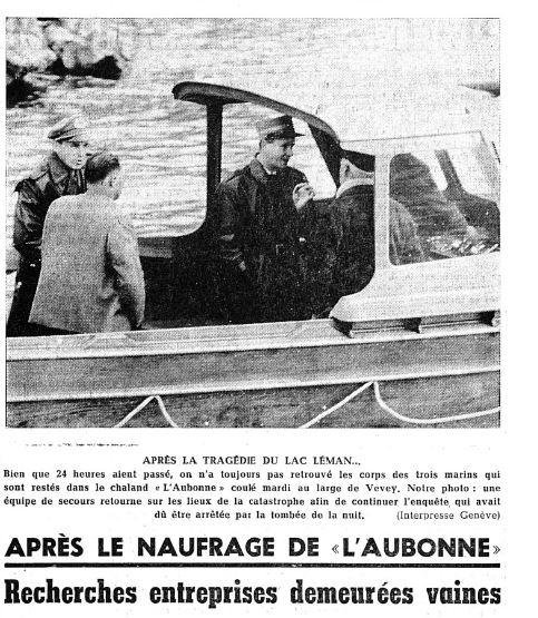 Article de La nouvelle revue de Lausanne du 14.03.1963