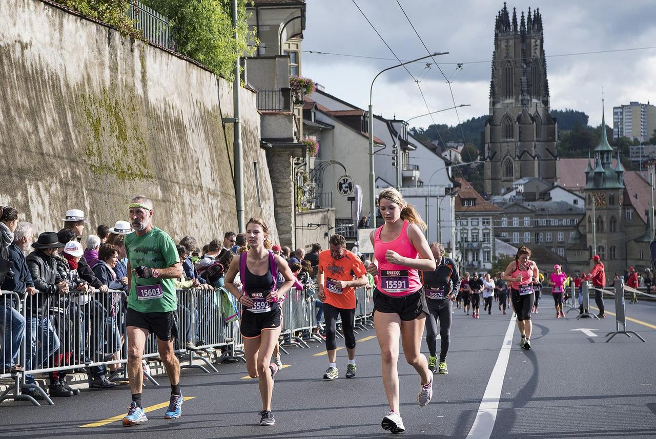 La course Morat Fribourg, édition 2016 [Keystone]