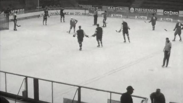La patinoire des Vernets en 1962. [RTS]