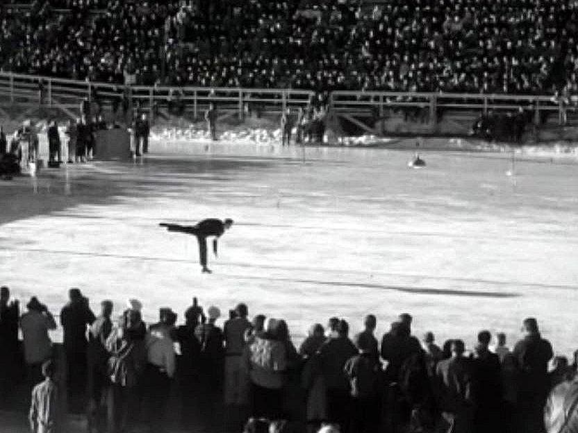 L'aisance de Gerschwiler lors des Mondiaux de 1947 à Davos.