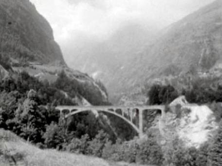 Le pont Stalden, un importante réalisation valaisanne. [RTS]