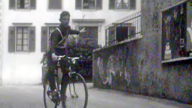 Reportage en 1962 à Nyon sur l'examen scolaire de cycliste.