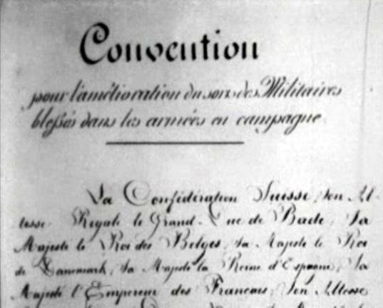 Centenaire de la signature de la Convention de Genève de 1864.
