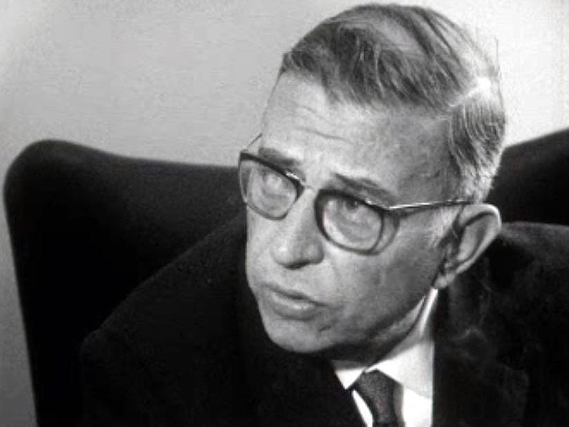 Jean-Paul Sartre rend hommage à Palmiro Togliatti, fondateur du PCI