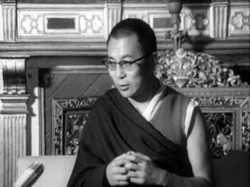 Le Dalaï Lama intervient lors de la journée de réfugiés.
