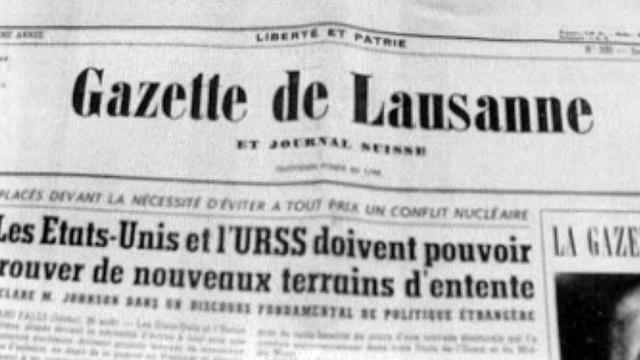 Le journal La Gazette de Lausanne change de format.
