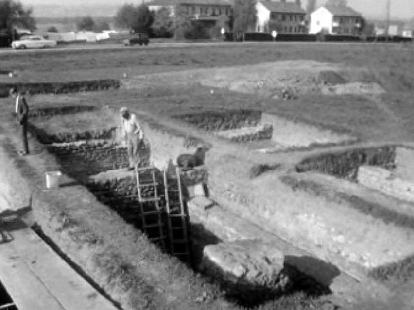 Une découverte archéologique dans la cité romaine à Avenches.