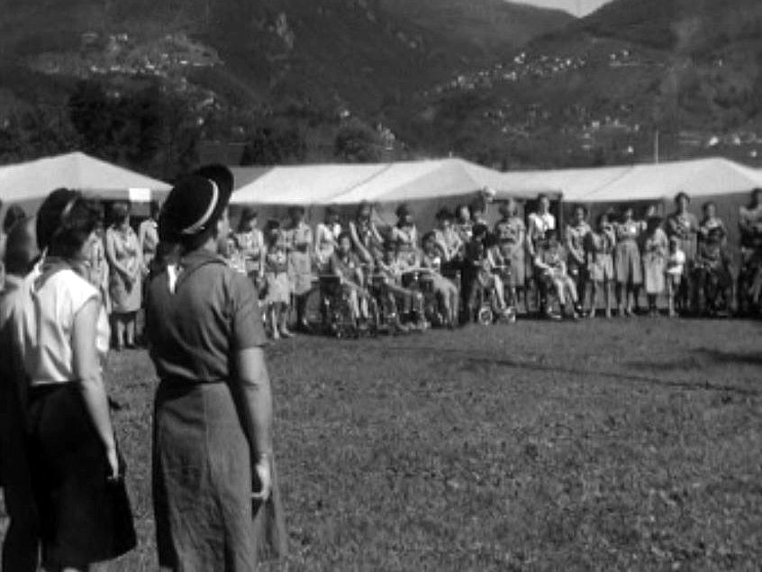 Un mouvement scout pour des jeunes handicapés.