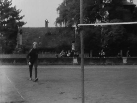 Meta Antenen, une athlète suisse à l'entraînement . [RTS]