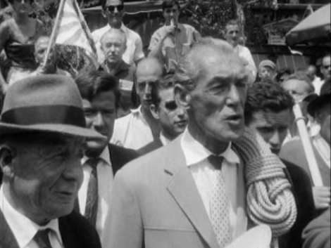 De grands alpinistes participent à la fête des guides.