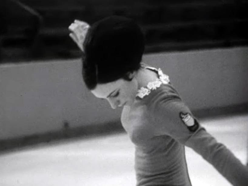 Beaucoup de concentration lors des figures imposées de patinage.