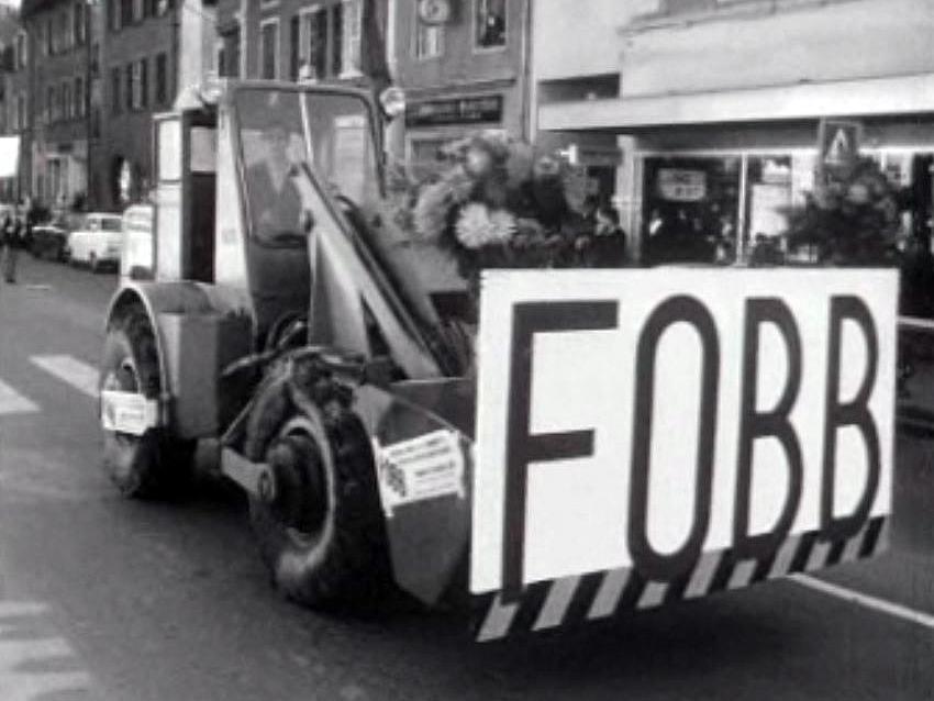 La jeunesse syndicale de la FOBB manifeste à Moutier.