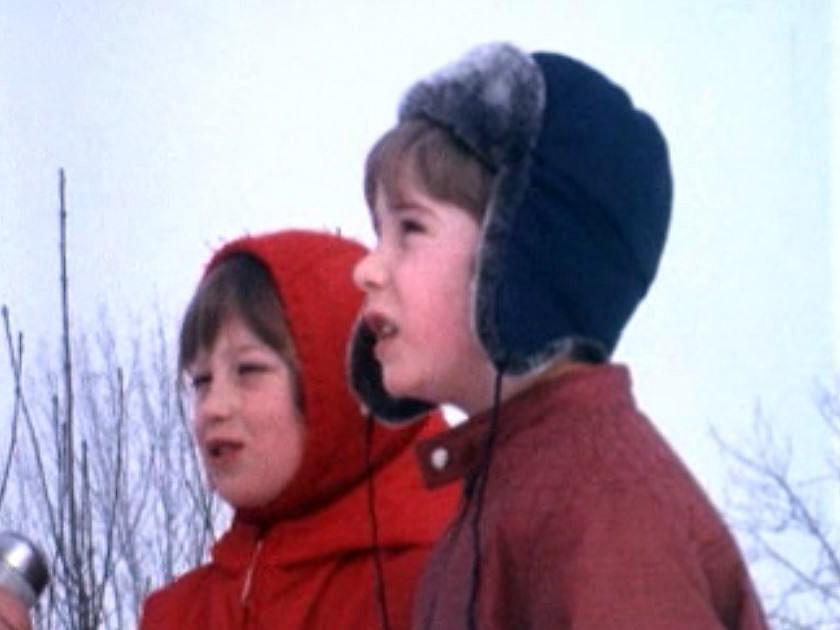 Deux enfants ont assisté à une chasse au renard.