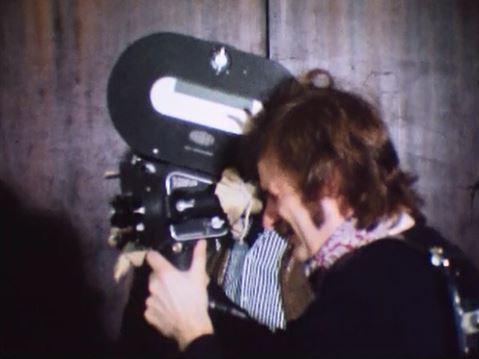 Le tournage du dernier Ciné-Journal suisse au format 35 mm. [RTS]