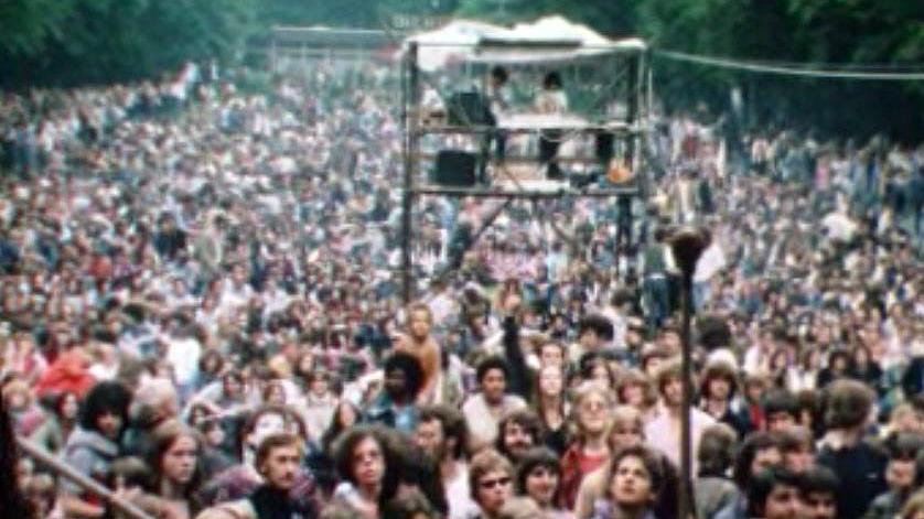 Quand le festival culturel genevois était encore au Bois de la Bâtie.