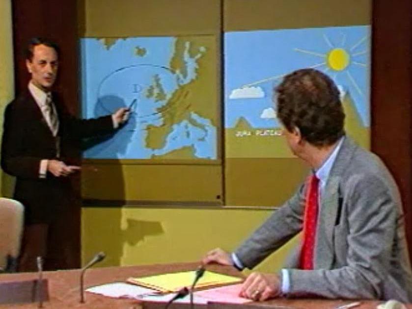 Une nouvelle façon de présenter la météo. [RTS]