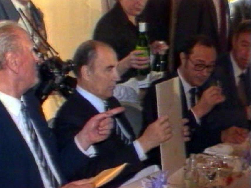 Un dessert à l'absinthe pour François Mitterrand à Neuchâtel.