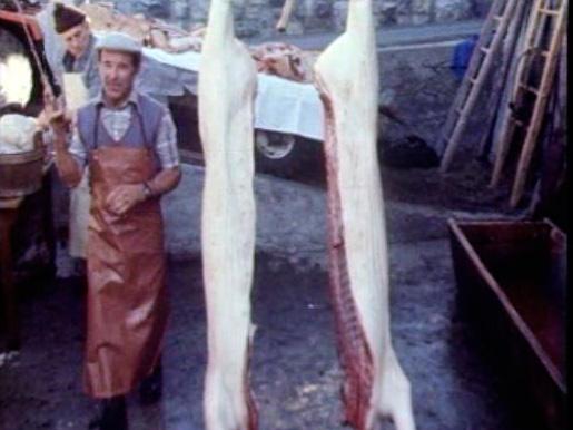 Dans le val d'Entremont, les potences servent à dépecer les animaux.