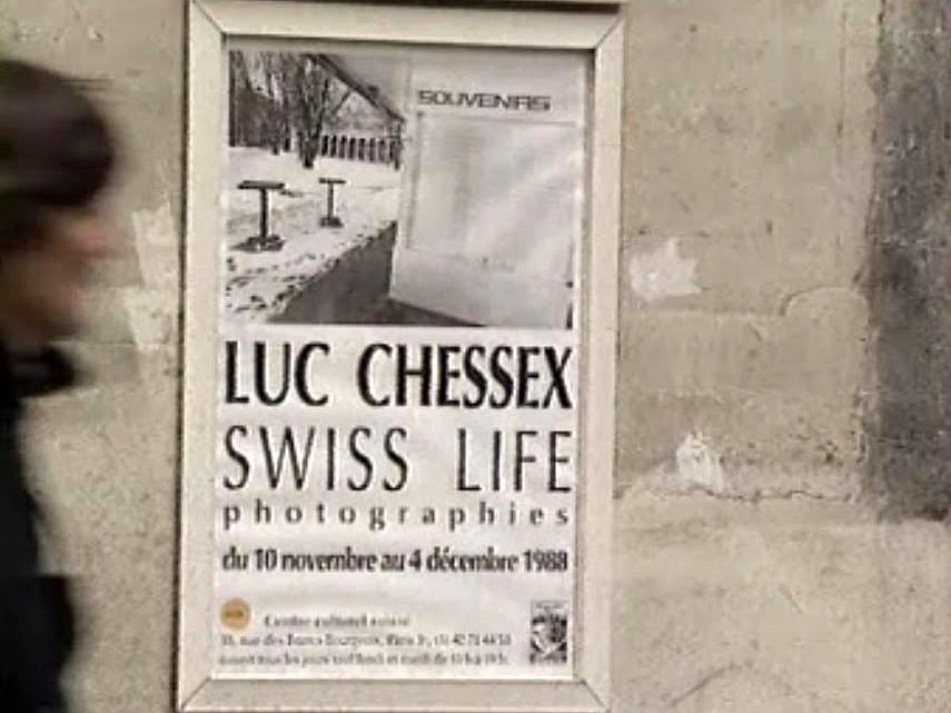 Luc Chessex exposé au Centre culturel suisse de Paris. [RTS]