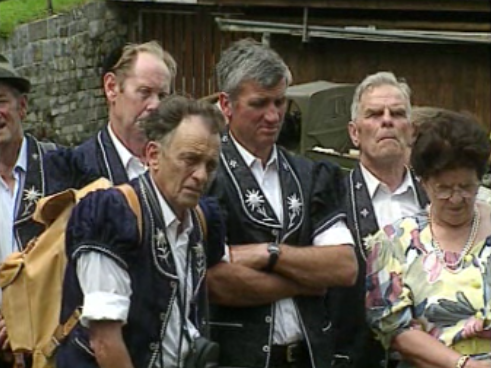 Une assemblée d'armaillis sur la prairie du Grütli, tout un symbole.