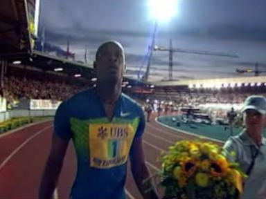 Le sprinter jamaïcain égale son propre record du monde.