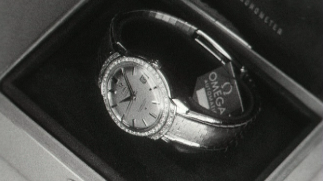 Une montre Omega en 1961. [RTS]