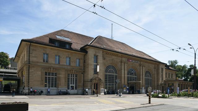 La gare de la Chaux-de-Fonds. [Keystone - Gaëtan Bally]