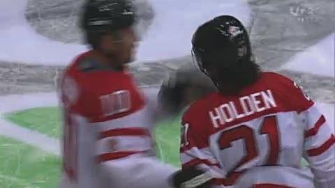Hockey / Suisse - Canada: les Canadiens ouvrent le score par Josh Holden (32e)