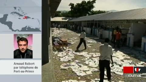 Haïti / fraudes électorales: les explications de Arnaud Robert, par téléphone de Port-au-Prince