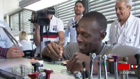 L'entreprise Hublot réussit un coup publicitaire en invitant Usain Bolt