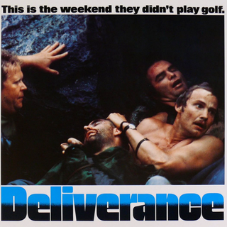 L'affiche du film "Délivrance" de John Boorman (1972). [Warner]