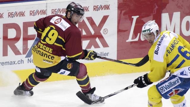 Dan Fritsche a effectué ses débuts en Grenat aux Vernets.