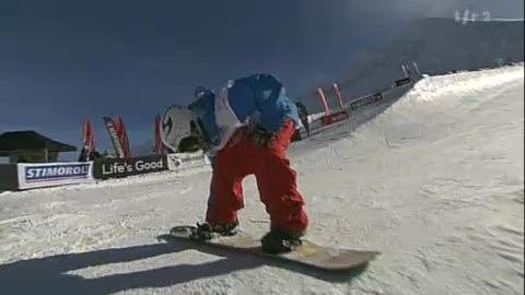 Snowboard / Coupe du Monde Saas Fee: Le Norvégien Tore V.HOLVIK, grand vainqueur en halfpipe