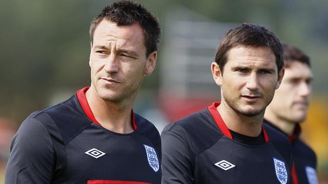 Lampard et Terry, deux absents de marque contre la Suisse.