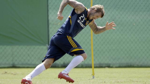 David Beckham a repris l'entraînement le 11 août dernier.