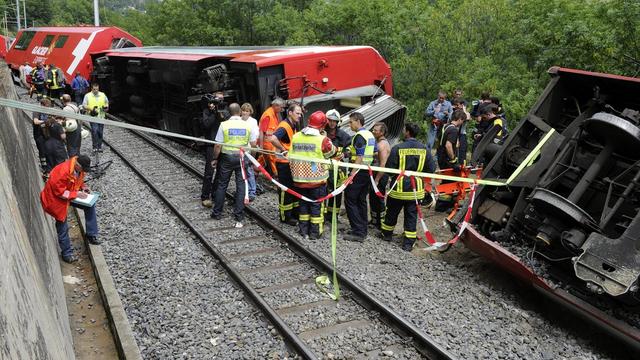 De gros moyens ont été dépêchés sur les lieux de l'accident.