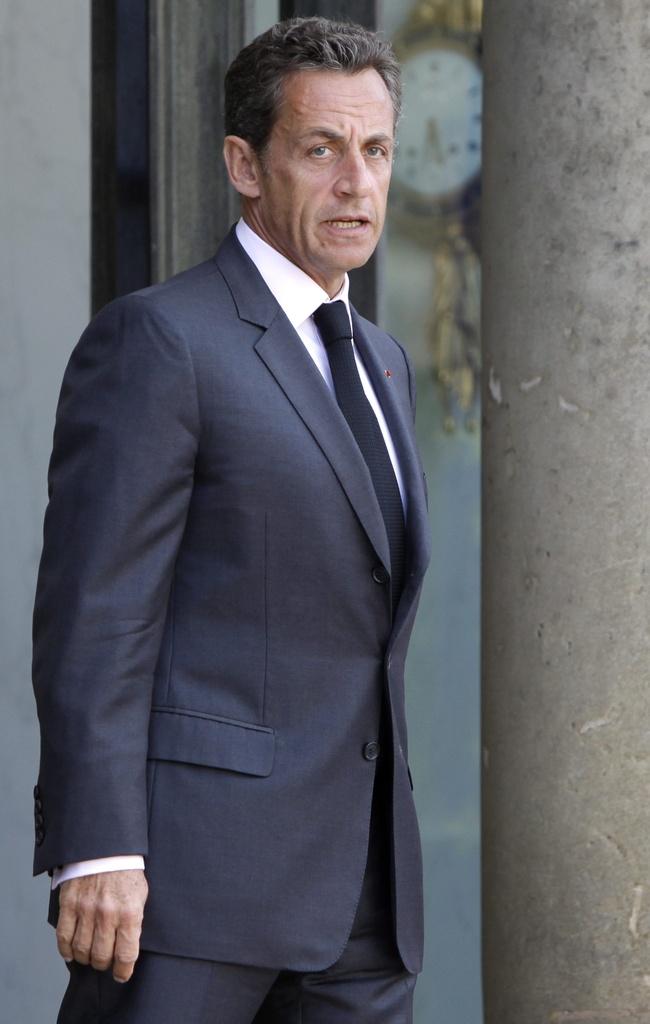 Nicolas Sarkozy fait face à une nouvelle journée de grève ce mardi en France. [KEYSTONE - LUCAS DOLEGA]