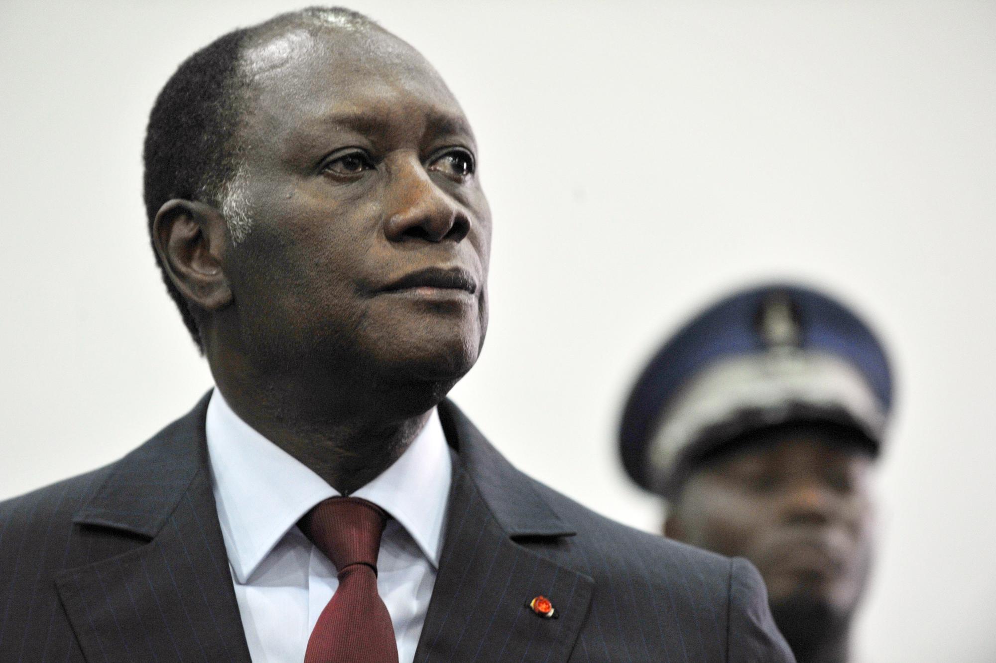 Alassane Ouattara, le président élu, soutenu par la plupart des capitales occidentales (4 décembre 2010). [Issouf Sanogo]