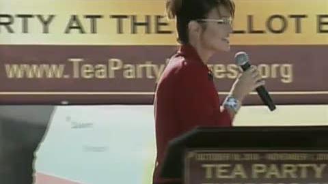 Sarah Palin lance la tournée du Tea Party