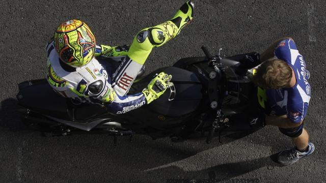 Valentino Rossi, une fracture tibia-péroné déjà "oubliée".