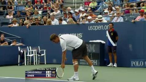 Tennis / US Open (2e tour): Chiudinelli remporte le second set sur le même score (6-3) contre Isner