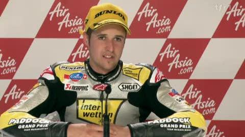 Motocyclisme/ Grande-Bretagne: itw de Thomas Lüthi