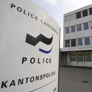 La police cantonale de Fribourg. [Dominic Favre]