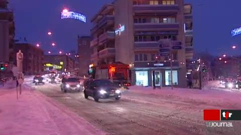 Suisse: le froid, la neige et le vent ont causé des perturbations de toutes sortes depuis jeudi soir