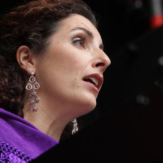 La soprano Sophie Graf chante «Carmina burana». [Michael Lapaire]