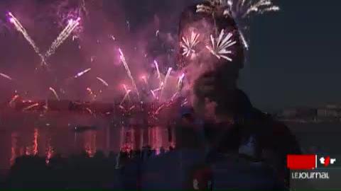 GE: le traditionnel feu d'artifice sur la Rade mettra fin ce samedi soir aux Fêtes de Genève