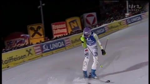 Ski alpin / slalom nocturne de Semmering (AUT): sacrée 2e manche de Maria Riesch! L'Allemande avance de la 17e à la 2e places finale