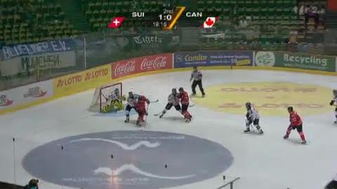 Hockey/Deutschland Cup: Suisse - Canada (2-1 ap)